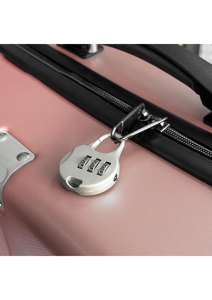 Kombinasyon Asma Kilit 3 Haneli, Spor Salonu Dolabı Için Ağır Hizmet Alaşımlı Asma Kilit, Okul, Çit, Alet Kutusu, Kasa Gümüş ve Pembe 20GRAM (Yurt Dışından) modelleri