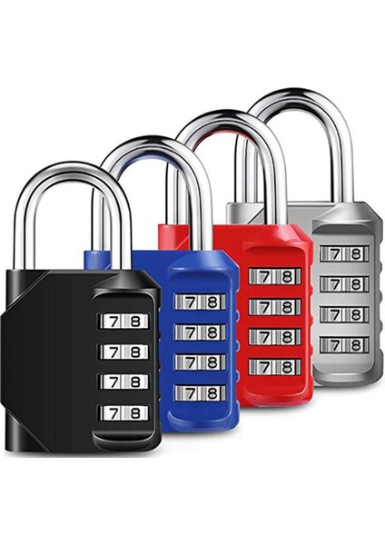 Şifreli Kilit 2 Paket Su Geçirmez Sıfırlanabilir 4 Haneli Asma Kilit Okul Spor Salonu Soyunma Açık Çile Dolap Kapısı Döken Çit (Mavi, 2 Paket) (Yurt Dışından) fiyatları