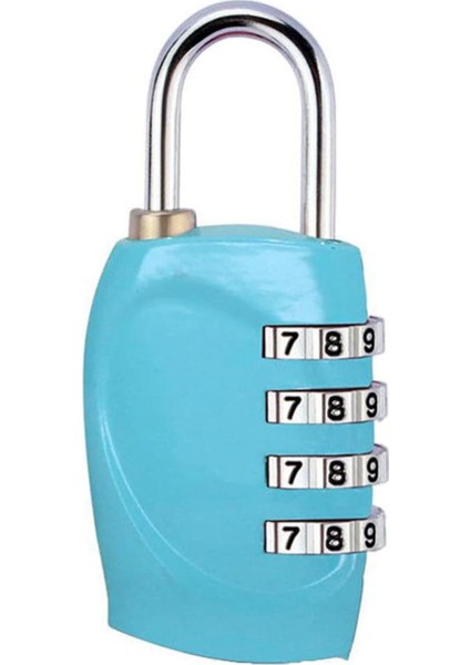 610 ve 610L 4 Haneli Ağır Hizmet Şifreli Kilit Siyah Dış Mekan Su Geçirmez Asma Kilit Kapı, Çit, Spor Salonu Dolabı, Spor Dolabı Için 1.3 Inç Kelepçe (Boyut: HF-610L) (Yurt Dışından)