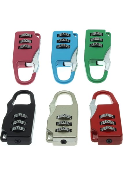 Adet Bagaj Şifreli Kilitler Asma Kilit Çinko Alaşımı Küçük Güvenli Kombinasyon Asma Kilit, Sırt Çantaları Çanta Valizler Bagaj Evrak Çantaları Dizüstü Bilgisayar (6 Renk) (Yurt Dışından) modelleri