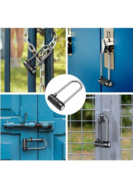 Benzeri Anahtarlı Ağır Hizmet Tipi Çelik Lamine Asma Kilit, 7/8" Kelepçe ve 1-9/16" Geniş Gövde Kilit Anahtarlı 40MM Anahtarlı Asma Kilit 4'lü Paket (Yurt Dışından) fiyatları