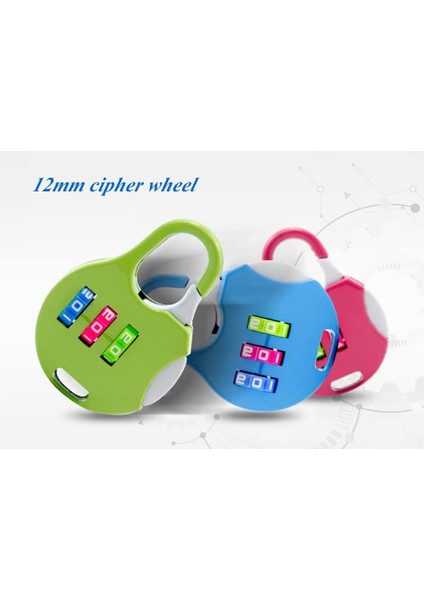 Haneli Kombinasyonlar Asma Kilitler, Bagaj Kilitleri, Güvenli Şifre Kilidi, Sıfırlanabilir Kod Kilidi, Renk Kilidi, Sırt Çantası Bavul Spor Salonu Dolabı Için (Model 1-3 Paket) (Yurt Dışından) fırsatları