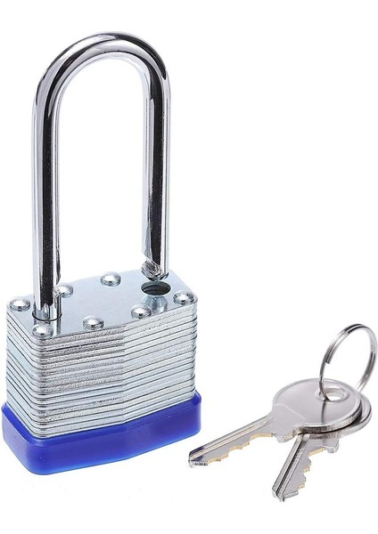 Lamine Çelik Anahtar Kilidi, 1-9/16 Inç Geniş Gövde, Benzer Anahtarlı 2 Asma Kilit, Uzun Kelepçe (Yurt Dışından) modelleri