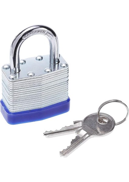 Lamine Çelik Anahtar Kilidi, 1-9/16 Inç Geniş Gövde, Benzer Anahtarlı 2 Asma Kilit (Yurt Dışından) modelleri