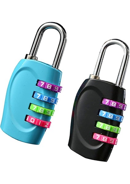 Adet 4 Haneli Asma Kilitler Sıfırlanabilir Combo Kilitler Spor Salonu Okul Soyunma Açık Hava Koşullarına Dayanıklı Kombinasyon Asma Kilitler (Yurt Dışından)