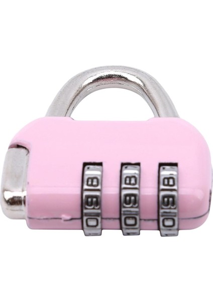 Glorymm Mini Şifre Kilidi 3 Haneli Numara Kodu Bagaj Bavul Soyunma Güvenli Küçük Metal Asma Kilit Mini Kod Kilidi (Pembe-2 Adet) (Yurt Dışından) fırsatları