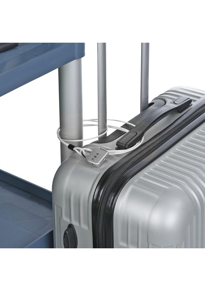 3 Haneli Şifreli Kilitli Güvenlik Çelik Kablo, Seyahat Asma Kilit 1.6ft Kaplamalı Güvenlik Tel Halat Bagaj Bavul Gümüş Için Çift Döngü (Yurt Dışından) indirimleri