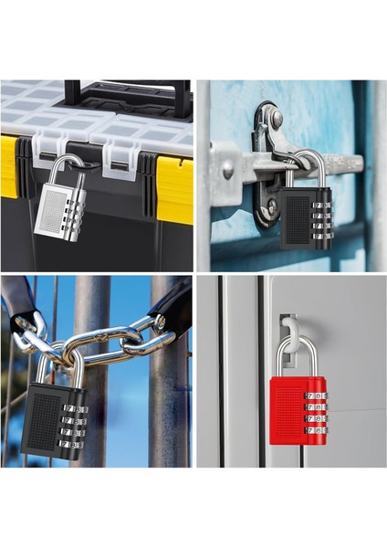 2 Paket Kombinasyon Asma Kilit, Okul Spor Salonu Dolabı Için 4 Haneli Kilit (Siyah ve Gümüş) (Yurt Dışından) fırsatları