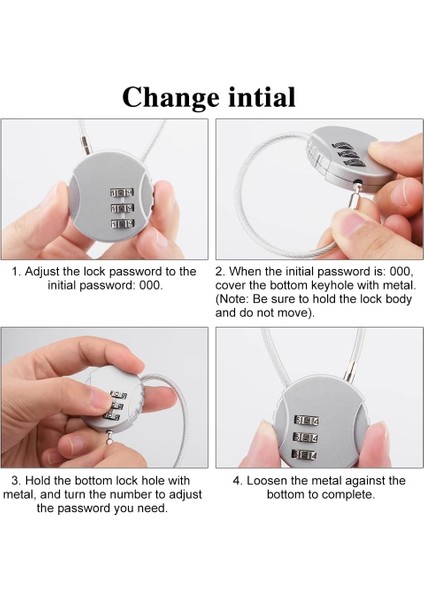 Adet Şifreli Kilit, 3 Haneli Şifreli Asma Kilit Açık Su Geçirmez Kod Kilitleri Okul Spor Salonu Için Tel Halat ile Soyunma Sırt Çantası Bavul Bagaj Kapı Araç Kutuları (6 Renk/set) (Yurt Dışından) fırsatları