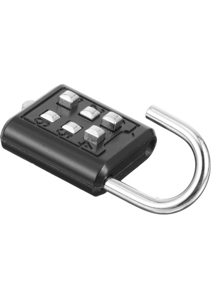 Şifreli Kilit Asma Kilit Çinko Alaşımlı Siyah Şifre 06S Kapı Kilidi (Yurt Dışından)