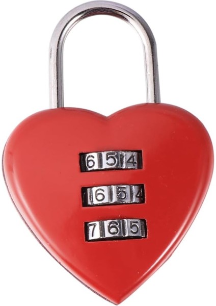 Kombinasyon Asma Kilitler, Spor Salonu Kilidi Için 4 Haneli Sayı Kodu, Okul Kilidi, Soyunma Kilidi, Çalışan Kilidi (Kırmızı, 2'li Paket) (Yurt Dışından)