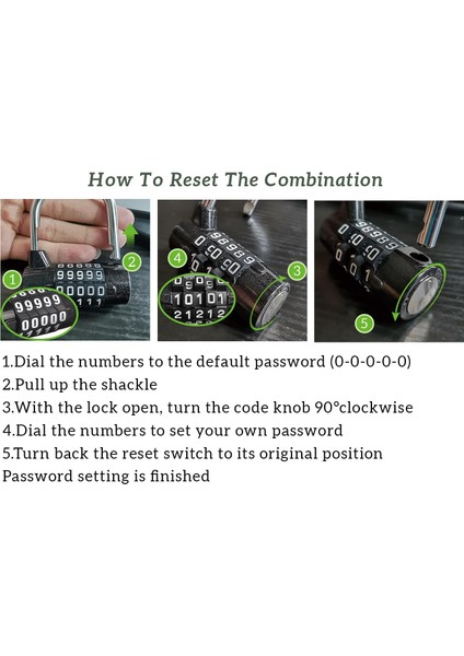 5 Haneli Şifreli Kilit,spor Salonu Asma Kilidi,değiştirilebilir Şifreli Kilit,okul Dolaplarına Uygun,alet Kutuları,çitler,gümüş(1 Paket) (Yurt Dışından) fiyatları