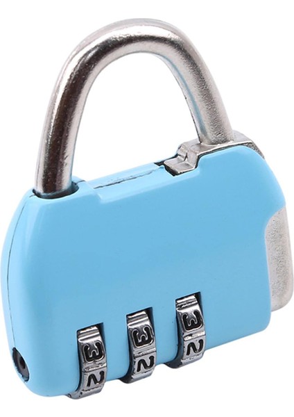 Kombinasyon Asma Kilit, Mini Seyahat Bavul Sırt Çantası Için 3 Haneli Şifreli Asma Kilit, Sıfırlanabilir Asma Kilit Dolap Için Güvenlik Şifreli Kilit Kırmızı (Yurt Dışından)