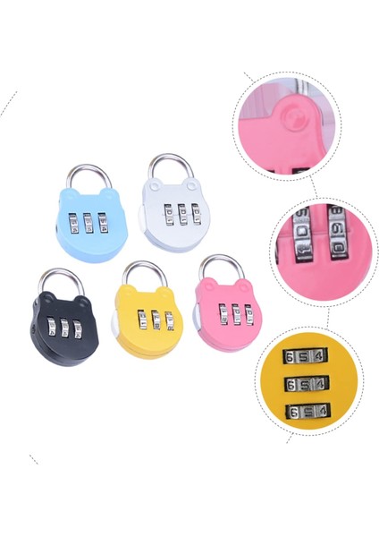 3 Haneli Şifreli Kilitli Güvenlik Çelik Kablo, Bisiklet Zinciri Asma Kilit 1.6ft Kaplamalı Güvenlik Tel Halat Dış Mekan Seyahat Bagajı Için Çift Döngü Mavi (Yurt Dışından) fiyatları