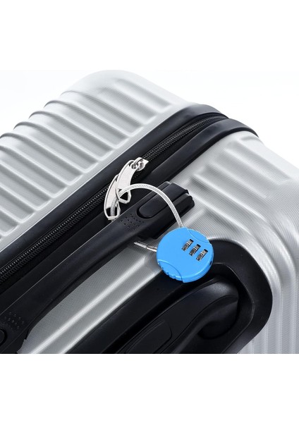 Şifreli Kilit 4.7 Inç, 3 Adet 3 Haneli Açık Su Geçirmez Kod Asma Kilit Bagaj Spor Salonu Soyunma Çit Araç Kutusu Sırt Çantası Için Tel Halatlı, Kırmızı (Yurt Dışından) modelleri