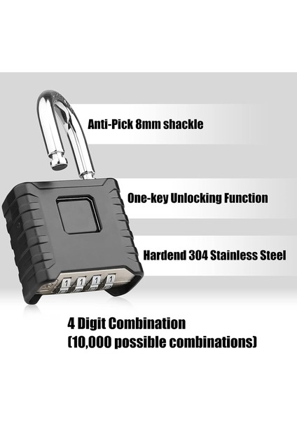 Bagaj, Tramvay Çantası, Sırt Çantası, Küçük Çekmece Için Şifreli Kilit 4 Haneli Asma Kilit (Kırmızı, 0,82 Inç (4 Haneli)) (Yurt Dışından) fiyatları