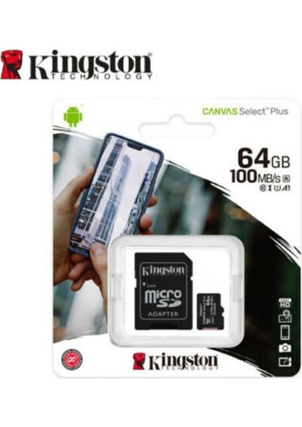 64GB Microsdxc Canvas Select Plus Hafıza Kartı SDCS2/64GB