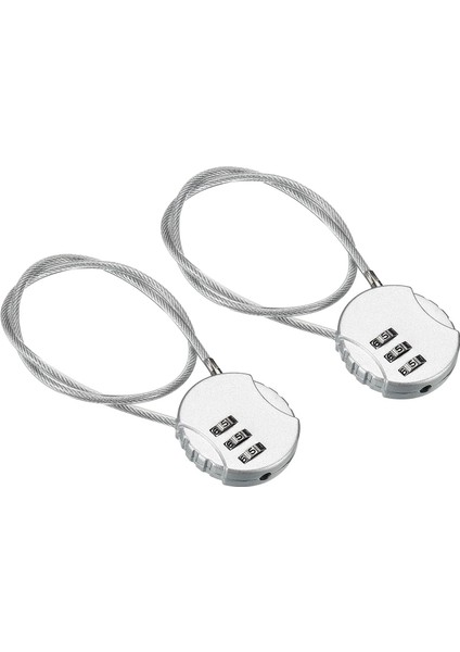 Şifreli Kilit 15 Inç, 3 Haneli Açık Hava Su Geçirmez Kod Asma Kilit Bagaj Spor Salonu Soyunma Çit Araç Kutusu Sırt Çantası Için Tel Halatlı, Açık Mavi (Yurt Dışından)