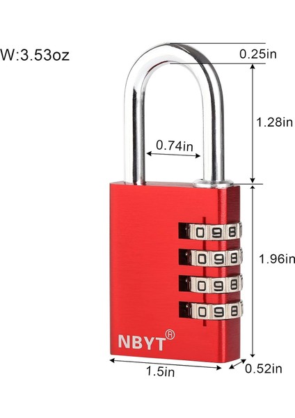 Okul Spor Salonu Dolabı, Spor Dolabı, Çit, Alet Kutusu, Kapı, Kasa, Çile Saklama Alanı Için Şifreli Kilit 4 Haneli Asma Kilit (Siyah, 1,5 Inç (4 Haneli)) (Yurt Dışından) fırsatları