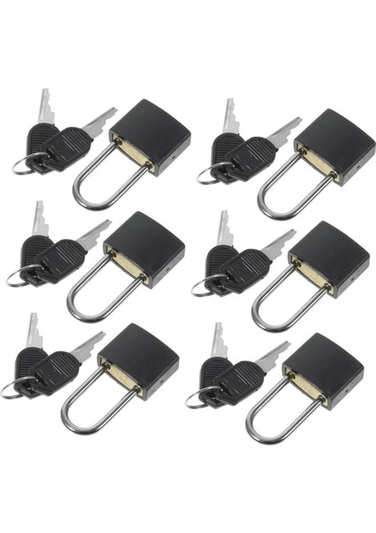 Adet 3.5 "50MM Aşk Kilidi Kalp Asma Kilit, Aşıklar Için Kalp Dilek Kilidi Düğün, Sevgililer, Yıldönümü, Seyahat, Yeni Yıl, Sevgililer Günü (LOVEPADLOCK0012-BLACK) (Yurt Dışından)