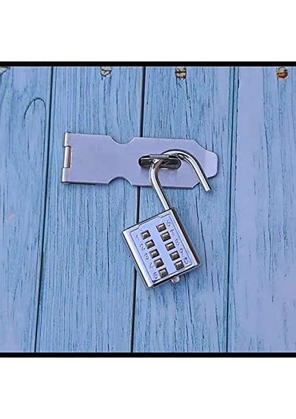 10 Haneli Kombinasyon Asma Kilit Basma Düğmesi Dijital Kilit Bavul Bagaj Çekmece Kapı Araç Kutusu Gümüş Ton (Yurt Dışından) modelleri