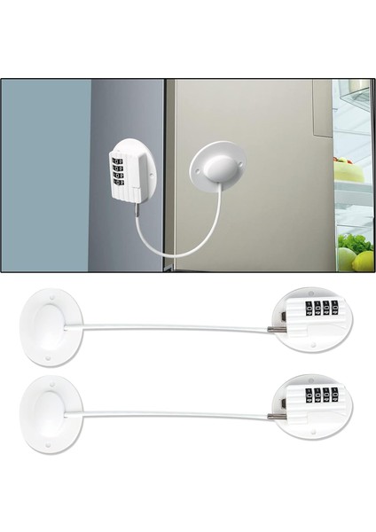 Abrafox Kilidi Prinç Anahtarlı Farklı Asma Kilit-(1-9/16 Inç 40MM 2'li Paket) (Yurt Dışından)