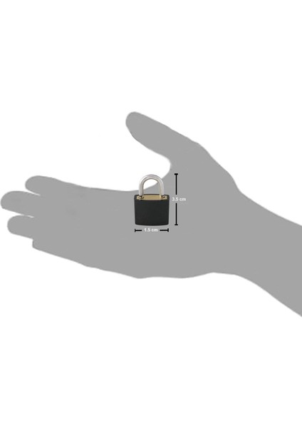 Vıp - Küçük Mini Dayanıklı Abs Kaplı Prinç Gövde Ayrı Anahtarlı Asma Kilit - 8'li Kilit Seti (Turuncu, 8'li Paket) (Yurt Dışından) fırsatları