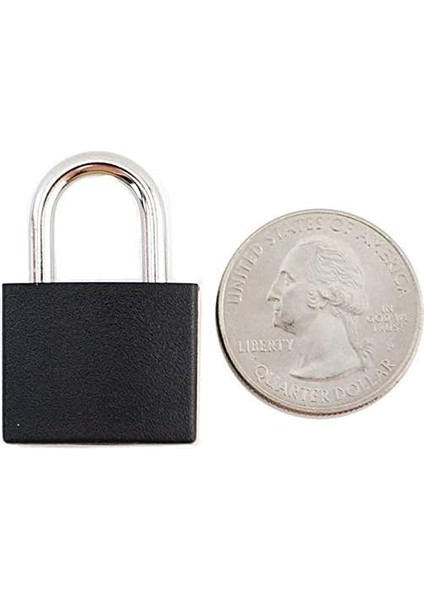 Vıp - Küçük Mini Dayanıklı Abs Kaplı Prinç Gövde Ayrı Anahtarlı Asma Kilit - 8'li Kilit Seti (Turuncu, 8'li Paket) (Yurt Dışından) indirimleri