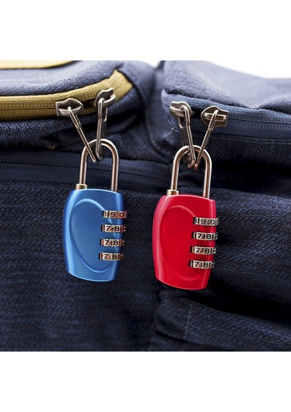 4 Haneli Şifreli Kilit - Spor Salonu Okul Dolabı Için Kapalı Açık Asma Kilit, Alet Kutusu, Çanta, Çile Depolama, Kapı Kompakt Çinko Alaşımlı Bagaj Kilidi Gök Mavisi 1 Paket (Yurt Dışından) fırsatları