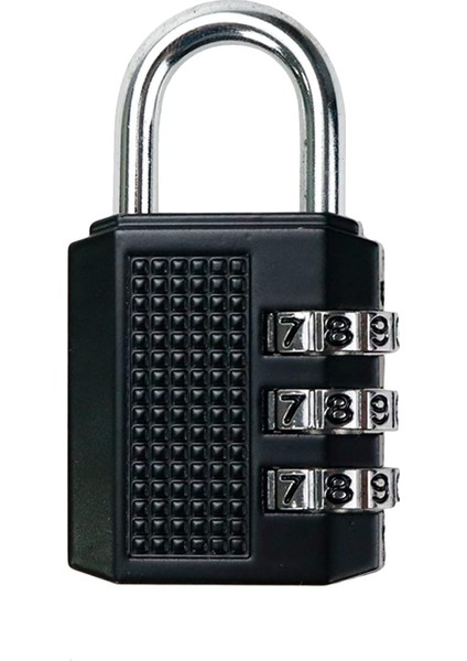 Normal Kelepçe Şifreli Kilit, 3 Haneli Dış Mekan Su Geçirmez Asma Kilit Dış Mekan Şifreli Kilit, Siyah (Yurt Dışından) fırsatları