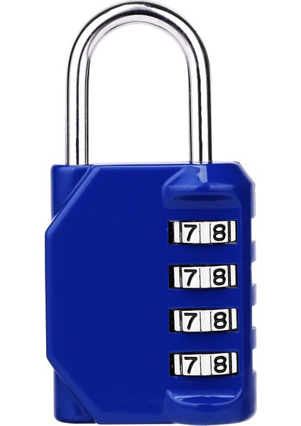 4 Haneli Şifreli Asma Kilit, Okul Spor Salonu Dolapları, Spor Dolapları, Sırt Çantaları, Bagaj, Evcil Hayvan Kapıları Için 1/7 "çap (Yurt Dışından)