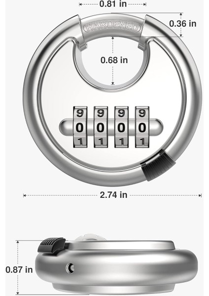 Dollandd 3 Haneli Küçük Şifreli Kilit Sıfırlanabilir Asma Kilit Bagaj Kilidi Spor Salonu Valizler Soyunma Evrak Çantaları Çekmeceler Çanta, Mavi (Yurt Dışından) fiyatları