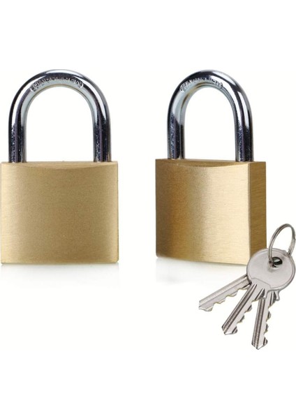 Abrafox Kilidi Prinç Anahtarlı Farklı Uzun Kelepçe Asma Kilit - (1-9/16 Inç 40MM 2 Paket) (Yurt Dışından) fiyatları