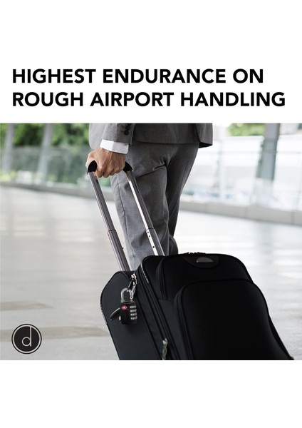 Tsa Bagaj Kilitleri (2 Paket) - 4 Haneli Şifreli Çelik Asma Kilitler - Bavullar ve Bagajlar Için Onaylı Seyahat Kilidi - Tsa Kilidi - Siyah (Yurt Dışından) fırsatları