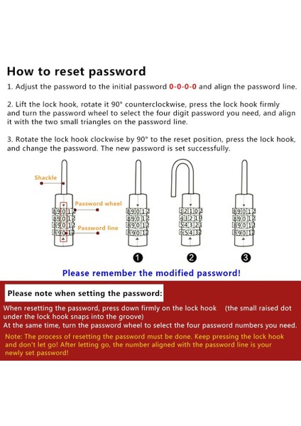 Bagaj Dolapları Şifreler Kilitler - Çok Renkli Seyahat Çantası Asma Kilitler Personel Dolapları Spor Salonu Çinko Alaşımlı Kapı Asma Kilitleri Güvenlik Şifreli Kilitler (Yurt Dışından) fiyatları