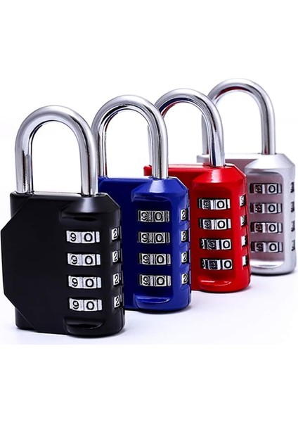 Bagaj Dolapları Şifreler Kilitler - Çok Renkli Seyahat Çantası Asma Kilitler Personel Dolapları Spor Salonu Çinko Alaşımlı Kapı Asma Kilitleri Güvenlik Şifreli Kilitler (Yurt Dışından) modelleri