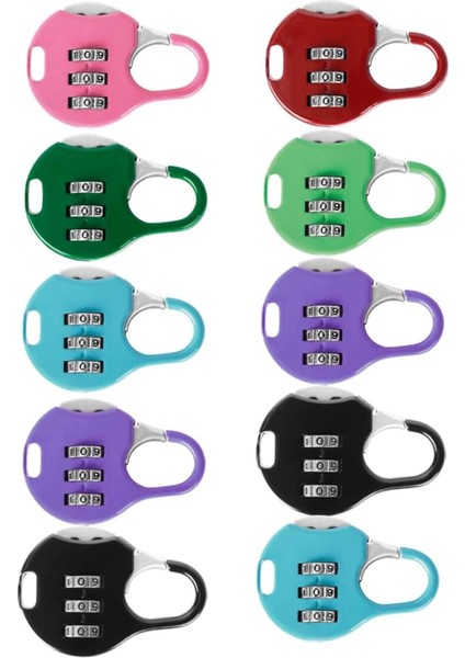 Şifreli Kilit Dış Mekan 20 Adet Şifreli Kilit Dış Mekan Renkli Şifreli Kilit Seyahat Şifreli Kilit Şifre Anti-Kilit Öğrenci Anti-Kilit (Yurt Dışından)