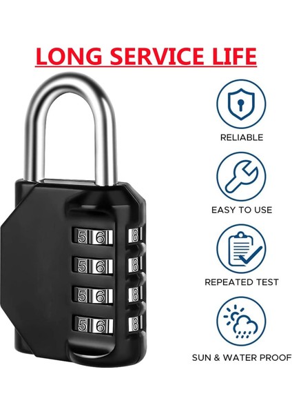 Kilit Çinko Alaşımı 3 Haneli Şifreli Asma Kilit Şifre Kilidi Mandalı Takı Ahşap Kutu Sabit Kilit El Yapımı Bagaj Bavul Kodlu Kilitler Soyunma Kilidi (Yurt Dışından) modelleri