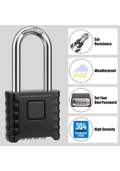 Şifreli Kilit 2 Paket, 4 Haneli Şifreli Asma Kilit Dış Mekan, Okul Kilidi, Spor Salonu Kilidi (Kırmızı) (Yurt Dışından) fırsatları