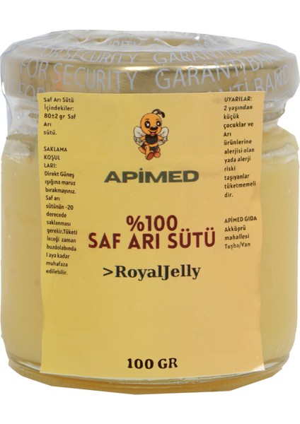 Arı SÜTÜ(100GR) (Strafor Kutuda Buz Poşeti Ile Gönderim)