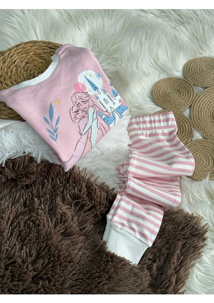 Babyaden Elsa Frozen Orjinal Kız Çocuk Bebek Pijama Takımı