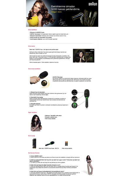 Satin Hair 7 Iontec Saç Fırçası BR710 4210201647003 modelleri