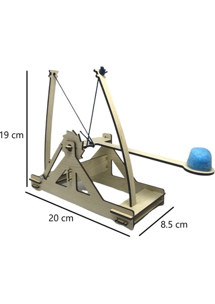 Mancınık Proje Seti - Katapult - Leonardo Da Vinci Deney Seti