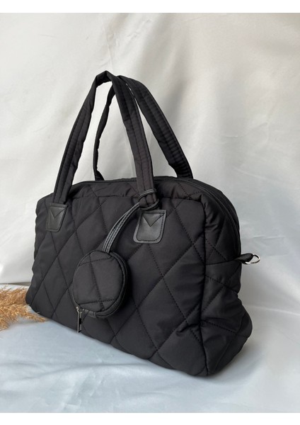 Siyah Geniş Büyük Yavrulu Çanta Evrak Okul Iş Çantası Kol ve Omuz Laptop Şık Spor Pinterest Çanta