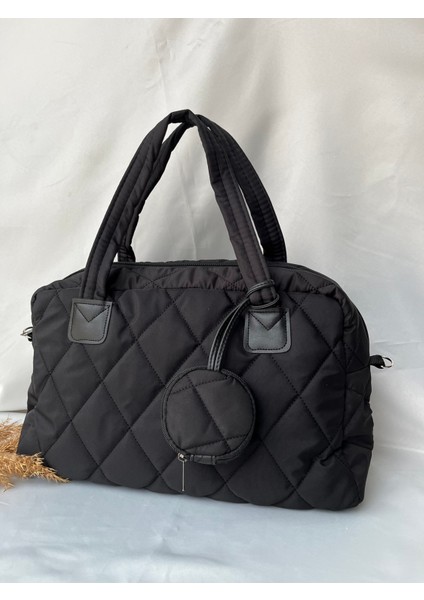 Siyah Geniş Büyük Yavrulu Çanta Evrak Okul Iş Çantası Kol ve Omuz Laptop Şık Spor Pinterest Çanta