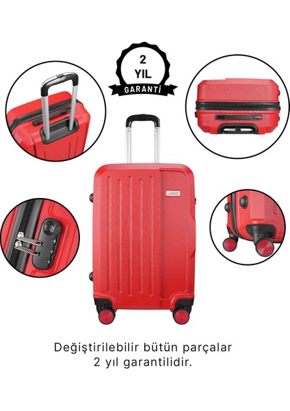 WX-210 Kırmızı Orta Boy Valiz fırsatları