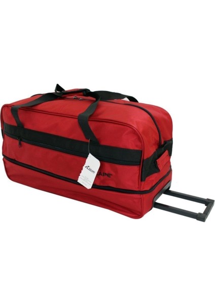 203 Kırmızı Büyük Boy Körüklü Tekerlekli Seyahat Çantası fiyatları