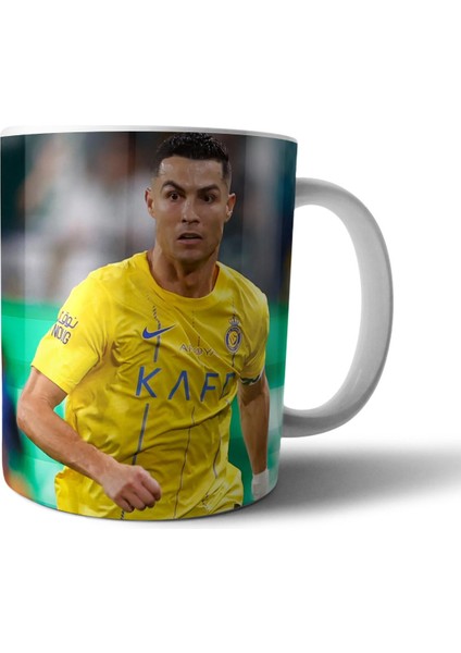 Cristiano Ronaldo - Al Nassr Fc Kupa Bardak Model 4