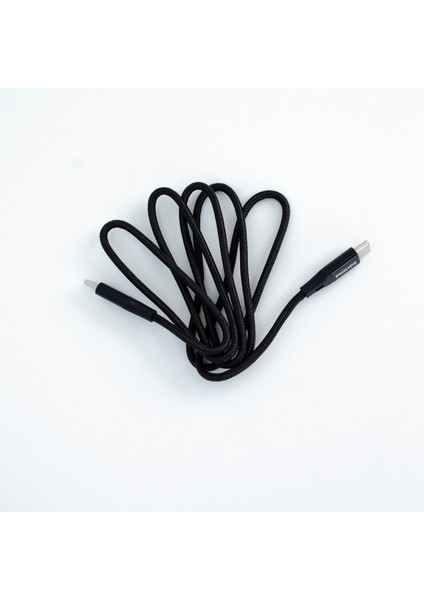 DLC5531C 1metre 6A 100W Type-C To Type-C Örgülü Hızlı Data ve Şarj Kablosu Siyah fırsatları