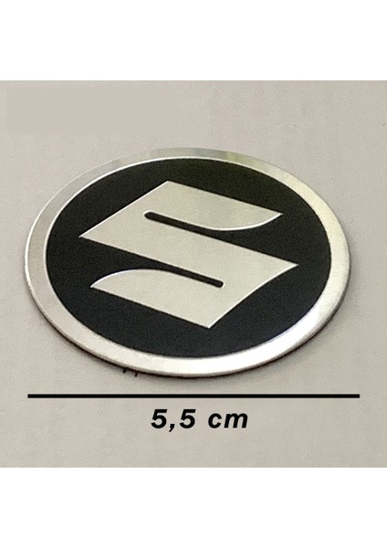 Amblem Logo Metal Sticker Suzuki 5,5 cm